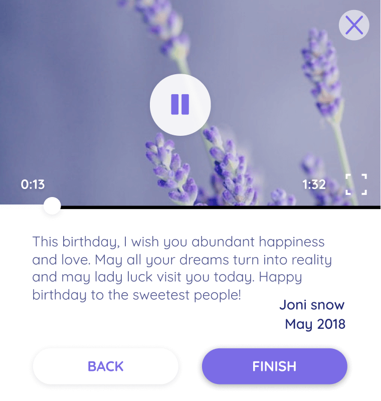 Preview your message.