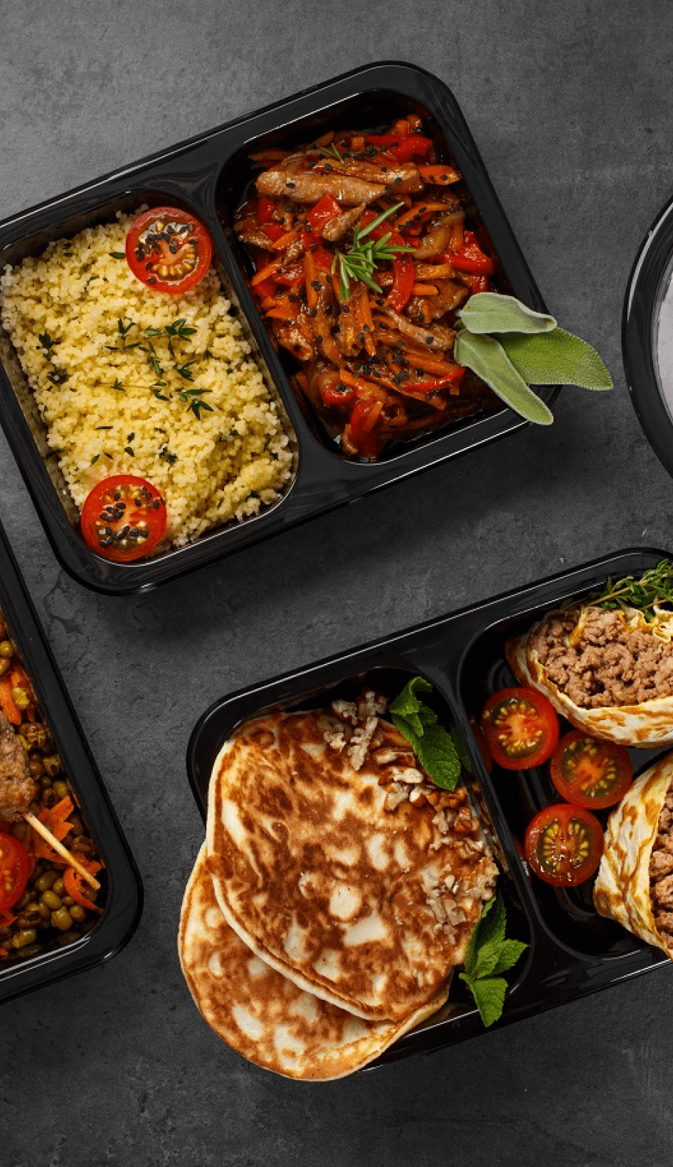 Online service and mobile app for food delivery from restaurants and grocery stores.